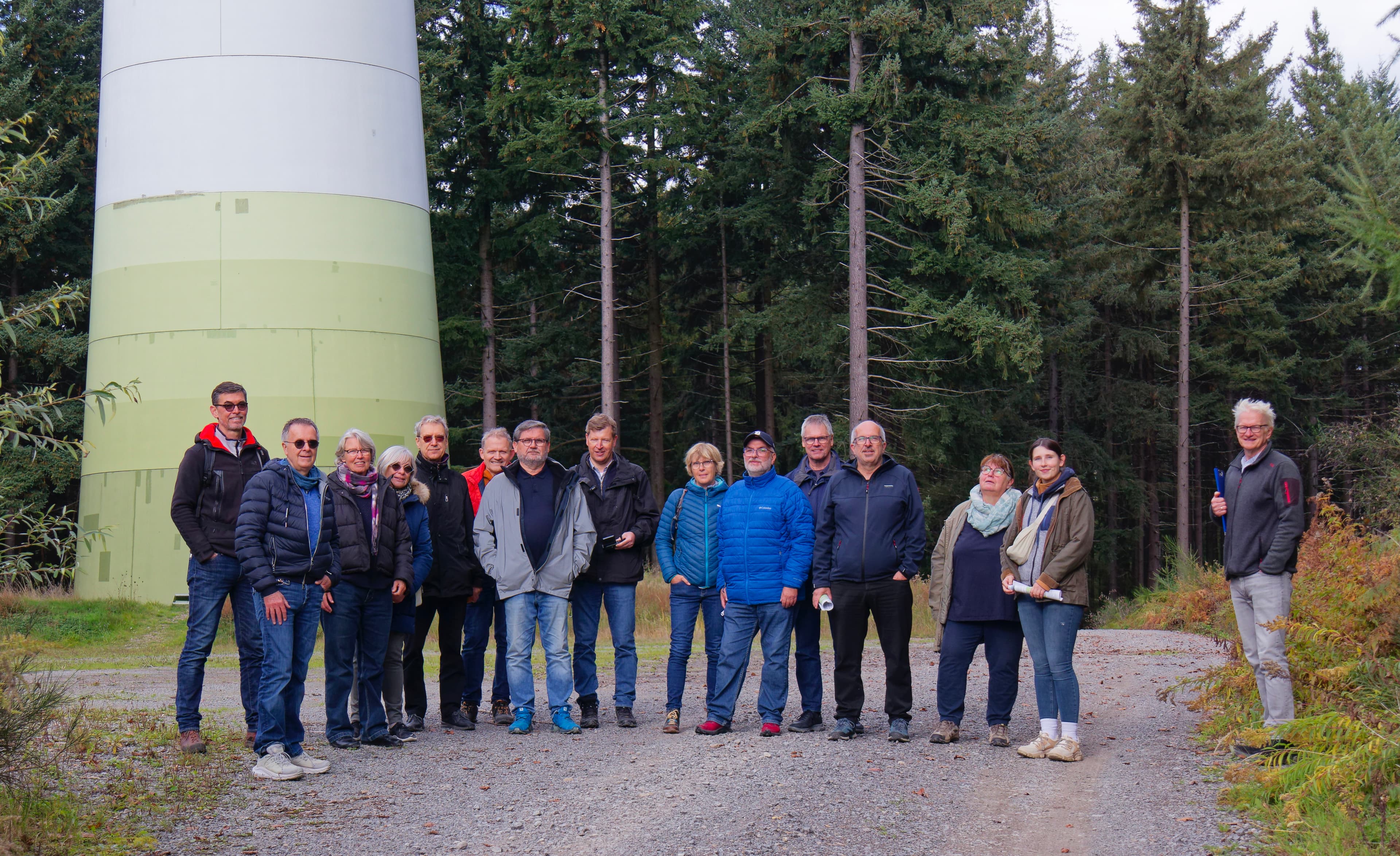 Windpark Greiner Eck – Von Dossenheim aus, um die Ecke